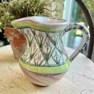 RARE MacKenzie-Childs Ceramic Pitcher